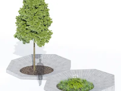 Otto tree-grill 3D model