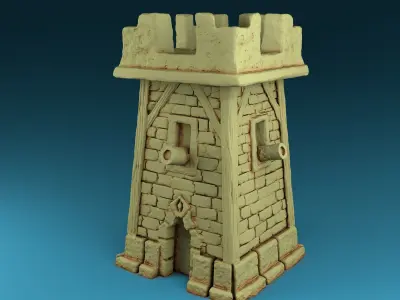 Tower Set 3D print model