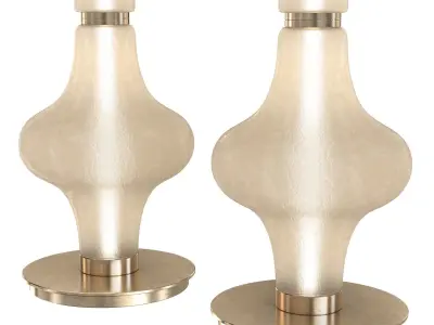 Giopagani    Baker Street Muse 3-Light Glass Floor Lamp 3D model