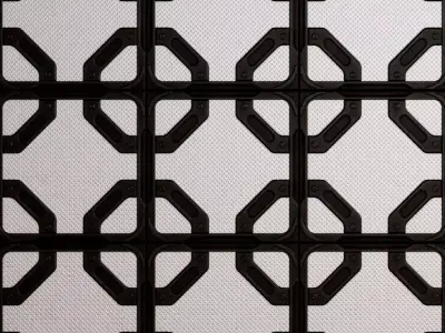 Sci-Fi Diamond Plate Armor Panel PBR SEAMLESS Texture