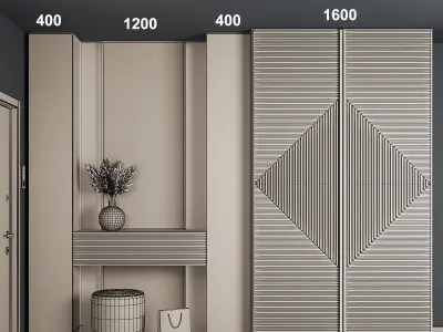 Furniture composition 37 3D model