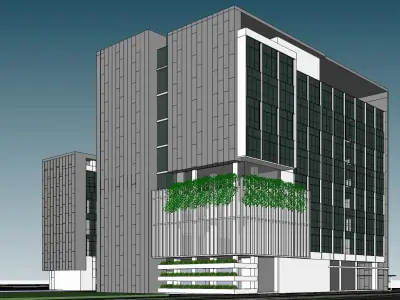 Sketchup 1005 - office 3D model