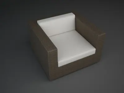 Patio Furniture Set 2 3D model