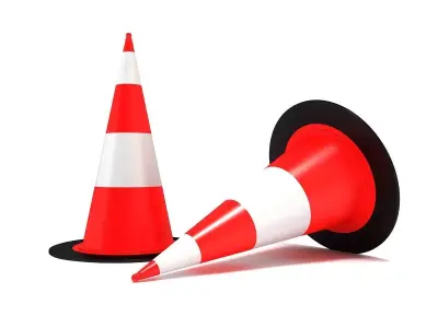 Traffic Cones  3D model