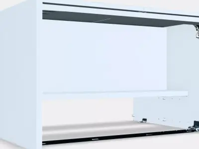 HAVBACK Wash-stand with doors 2 Low-poly 3D model