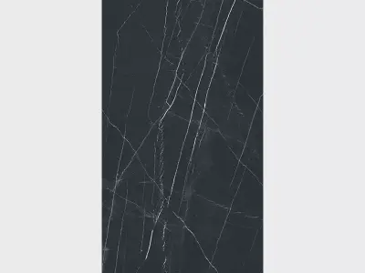 Black Marble Floor Tile 3D Model  Texture