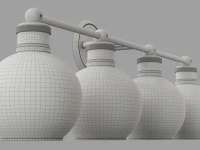 Breakwater Bay Nadya 4 light 3D model