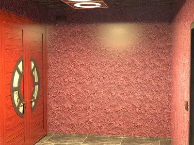 Lobby Interior Design without Furnitures 3D model