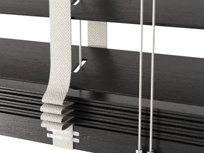 Wooden blinds Set 02 3D model