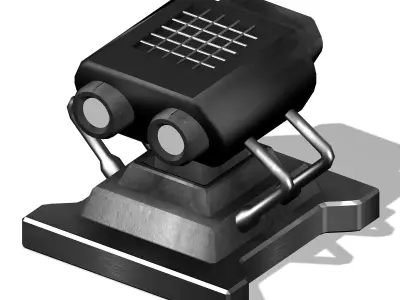 Satellite city object 04 3D model