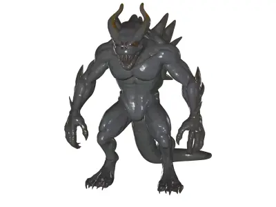 Realistic 3D Model Render  Apex Predator Monster 3D model