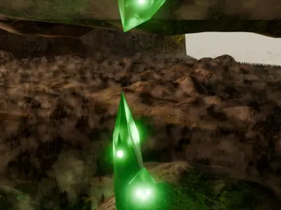 Hollow Cave Free 3D model