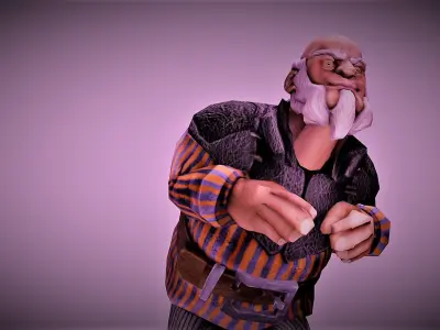 HORROR HOUSE  Low-poly 3D model