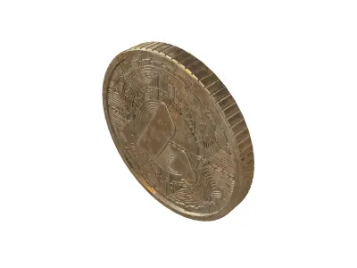 Avalanche Coin v7 006 3D model