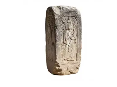 Ancient Weathered Stone Pillar for 3D print 3D print model