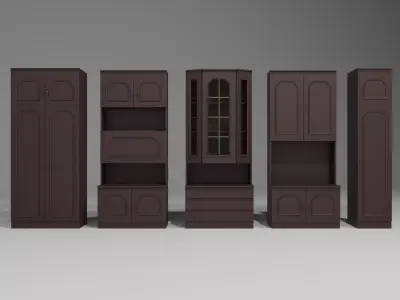 Low Poly Furniture Pack Low-poly 3D model