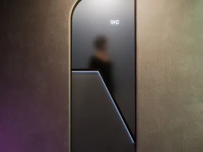 MODERN RESTAURANT-PUB DOOR LOW POLY Free low-poly 3D model