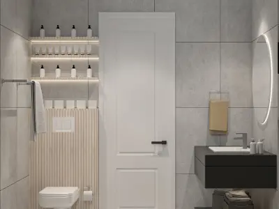 3d Interior House  - Scandinavian Style  039 3D model