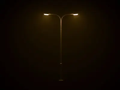 Street Light Poles Free 3D model