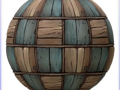 Stylized Wood Seamless Texture Texture 28