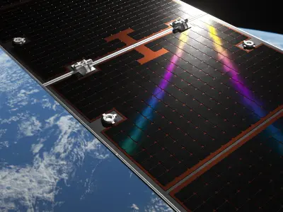 High Poly Com Satellite - C4D Octane 3D model