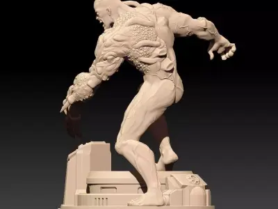 RE1 Tyrant Miniaure 3D model
