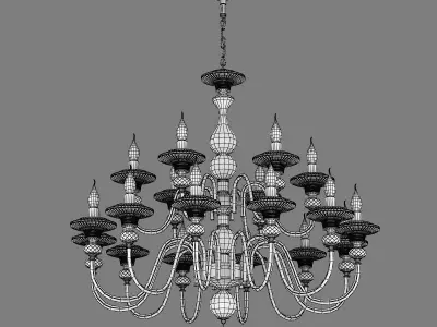 699184 Azzurro Osgona Chandelier 3D model