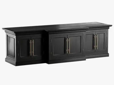 PANEL MEDIA CONSOLE 3D model