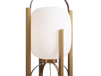 Table lamp Brass Stand 3D model