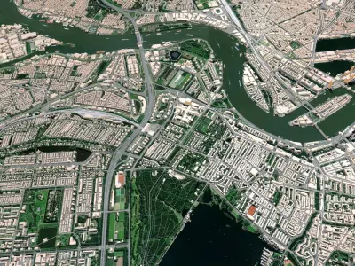 Cityscape Rotterdam Holland 3D model