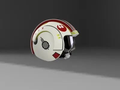 Luke Skywalker helmet 3D print model
