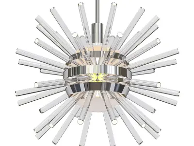 Bakalowits modern starburst pendant light 3D model