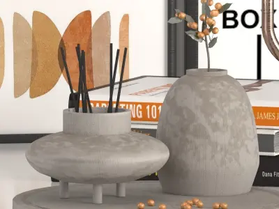 decorative set 02 3D model