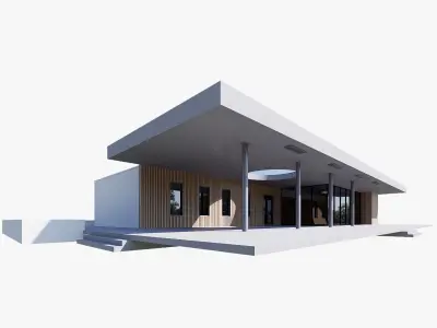 house Low-poly 3D model