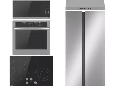 SAMSUNG kitchen appliance collection 3D model