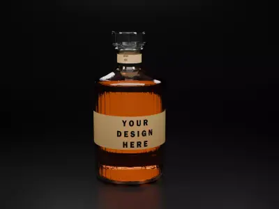 Whiskey Bottle  3D model