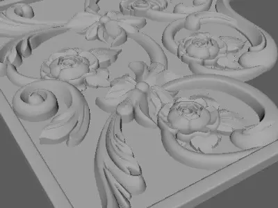 dekor ornament 3D model 184