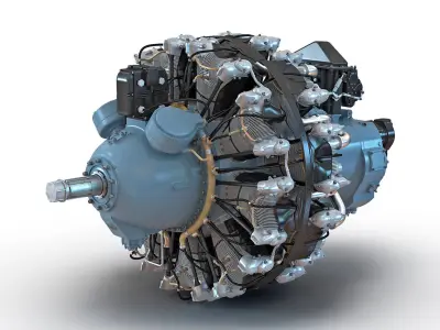  Piston Aircraft Engines Collection 3 