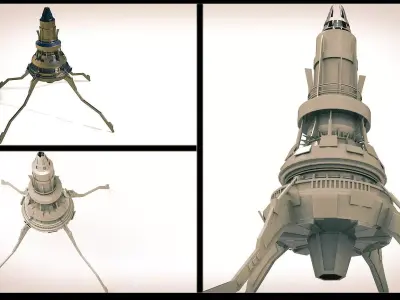 terraforming machine 3D model