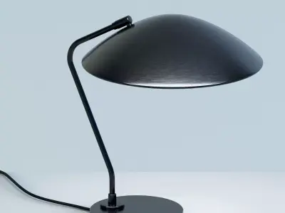 Metal Dome Table Reading Lamp 3D model