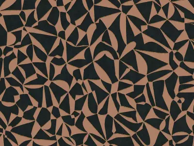 Modern Mosaic Cut Out Wallpaper Texture