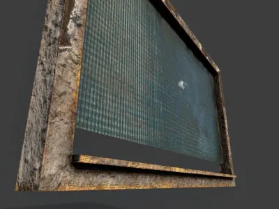 Window-OldReception-Version 01 Low-poly 3D model