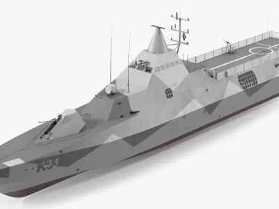  Visby Class Corvette 