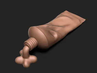 Paint Tube Doorstop 3D print model