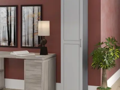 Scholl Armoire - 3 Colour 3D model