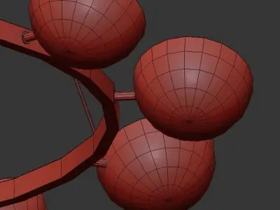 AVION ROUND CHANDELIER 3D model