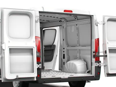 Peugeot Boxer Van L2H1 HQ Interior 2023 3D model