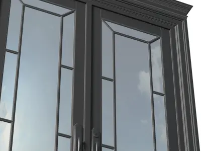 Entrance modern classic street Doors 3D model