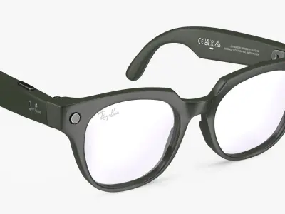 Ray Ban Stories Meteor Smart Glasses Olive 3D model