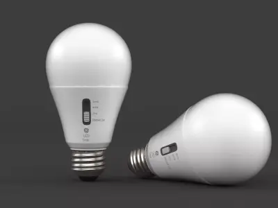 LED Light Bulb 3D model